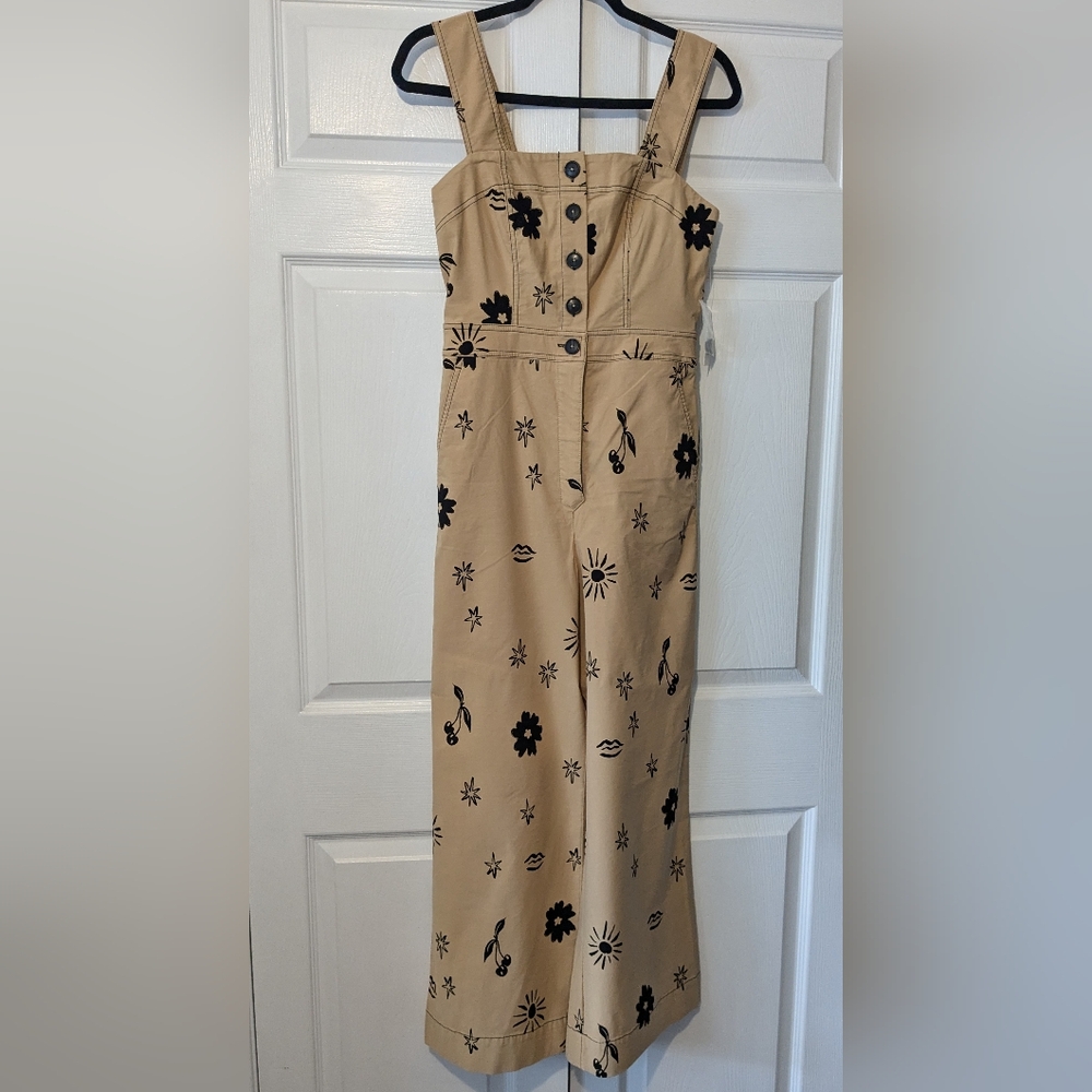 Anthropologie - The Portside Button-Front Jumpsuit by Maeve - New With Tags